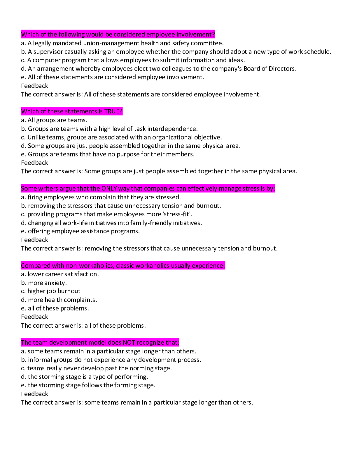 Preview image for BUS 120 Exam 2 Review (RATED A) | Straighterline |  Updated & Verified